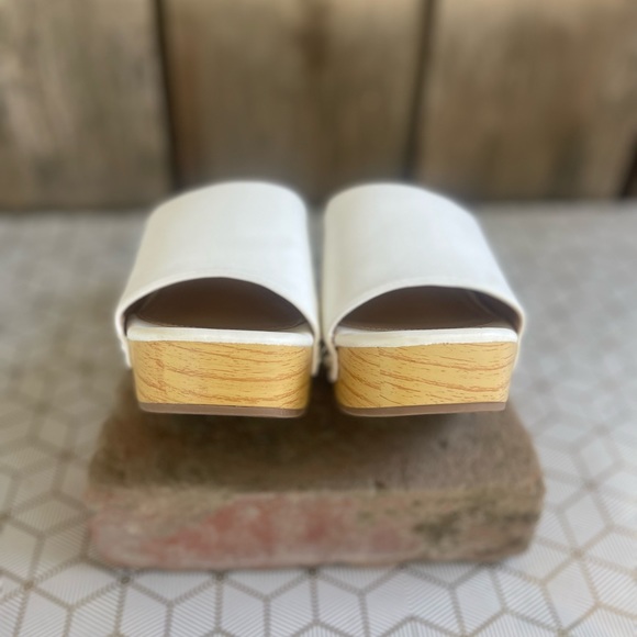 New not in box. Forever 21 white mules. - Picture 5 of 8